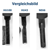 Auto Schlüssel Funk Fernbedienung 1x Gehäuse + 1x Rohling HU100 kompatibel mit SAAB Auto Schlüssel Funk Fernbedienung 1x Gehäuse + 1x Rohling HU100 kompatibel mit SAAB