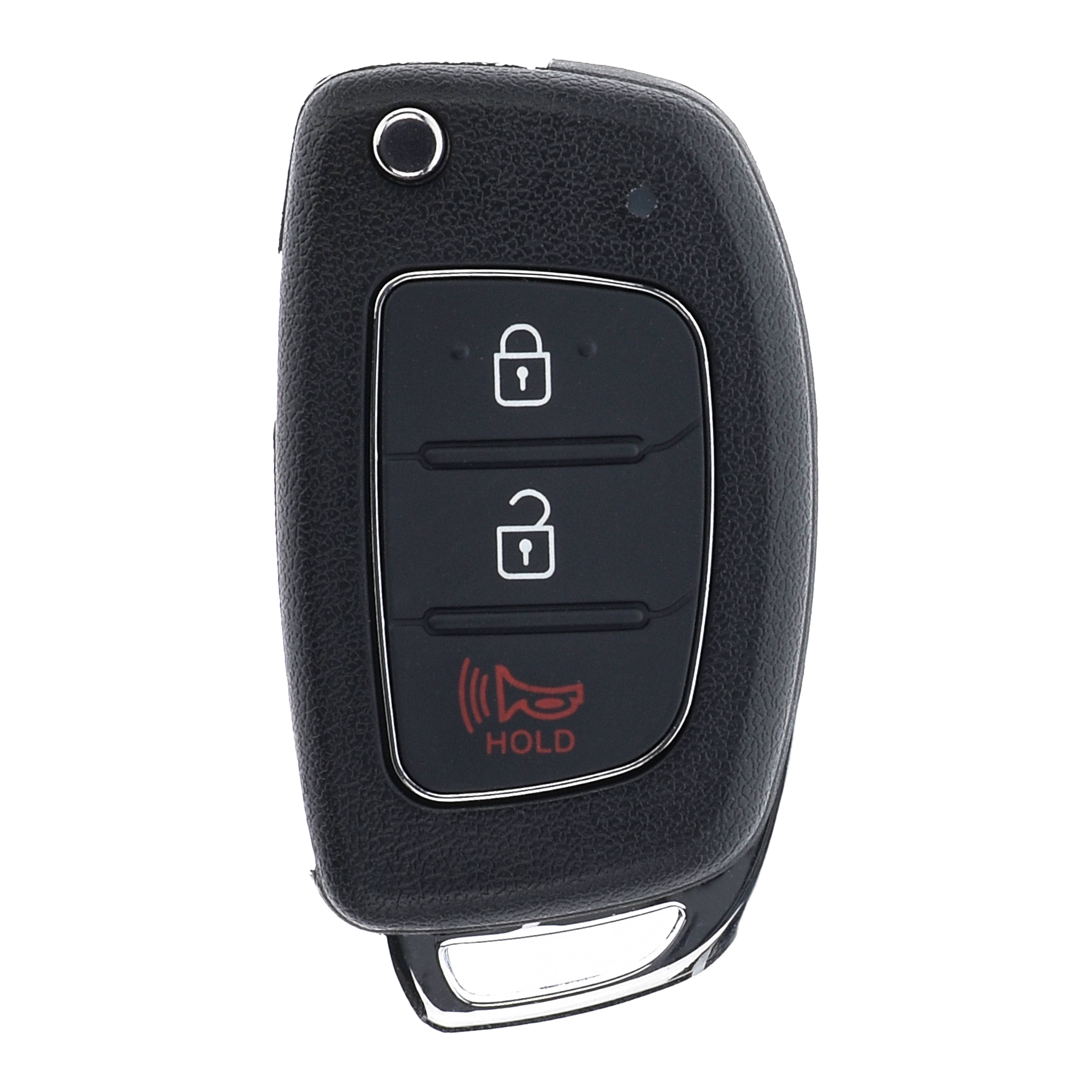 Klapp Schlüssel Gehäuse Funkschlüssel Fernbedienung Autoschlüssel Rohling kompatibel mit Hyundai