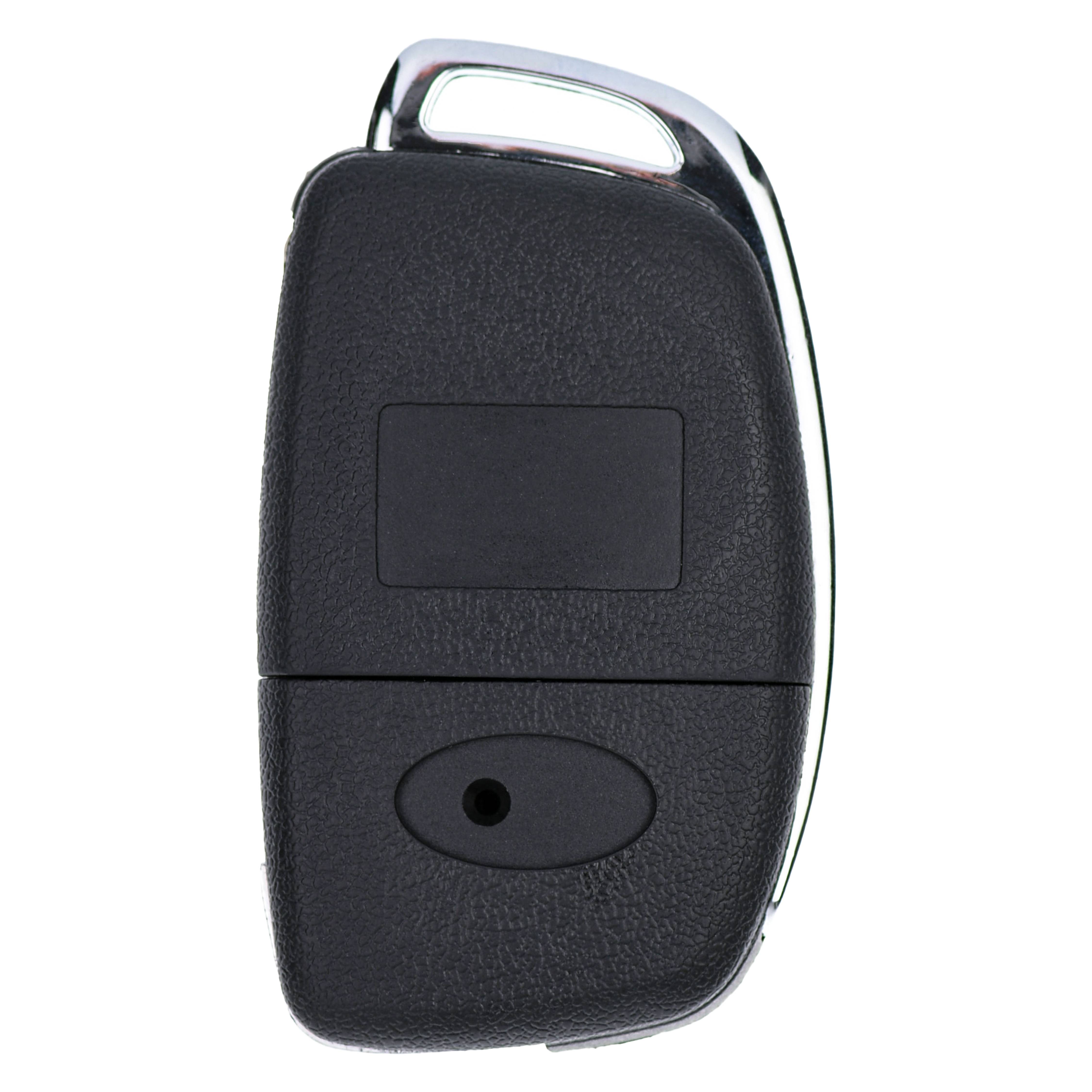 Klapp Schlüssel Gehäuse Funkschlüssel Fernbedienung Autoschlüssel Rohling kompatibel mit Hyundai