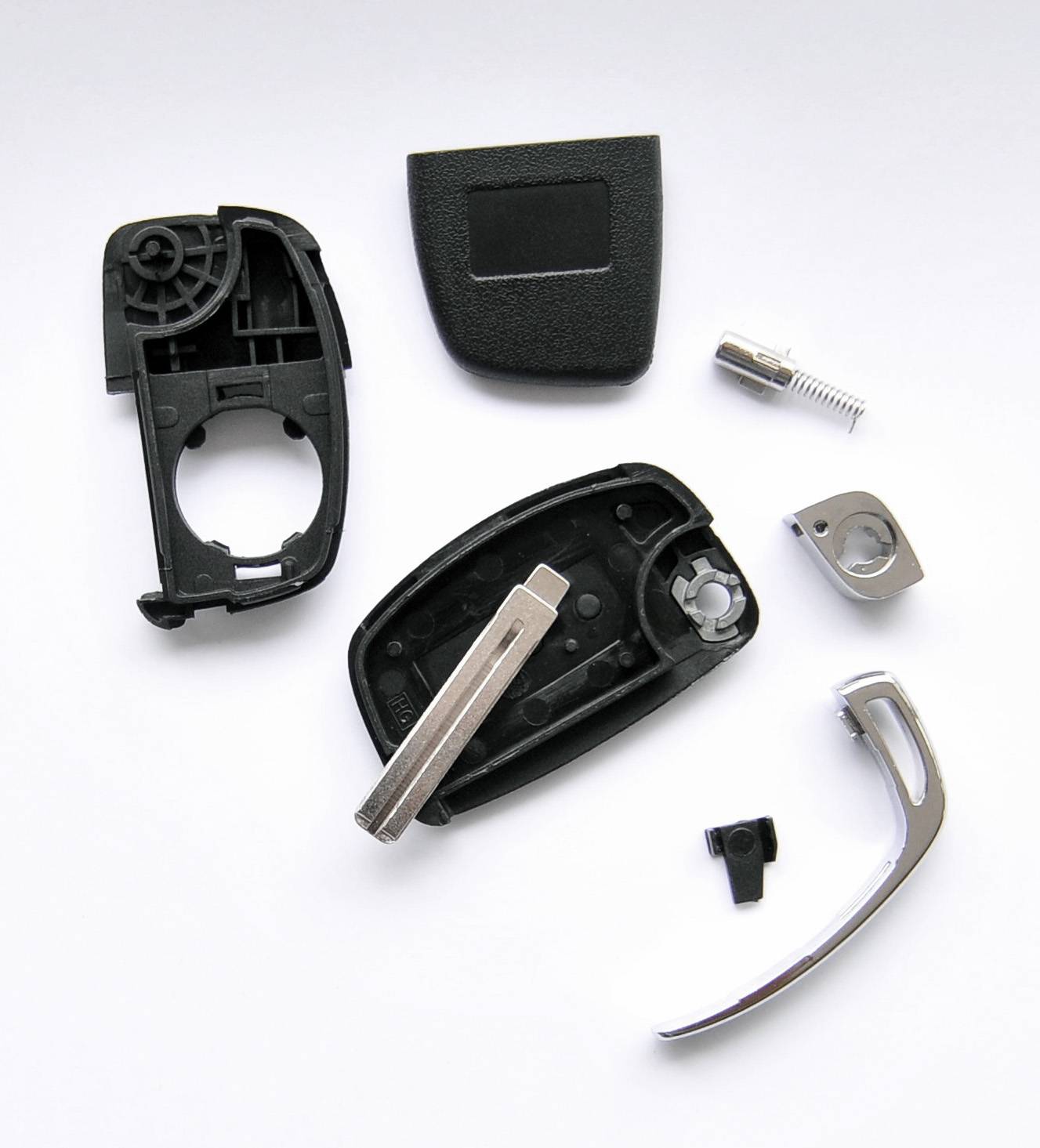 Klapp Schlüssel Gehäuse Funkschlüssel Fernbedienung Autoschlüssel Rohling kompatibel mit Hyundai