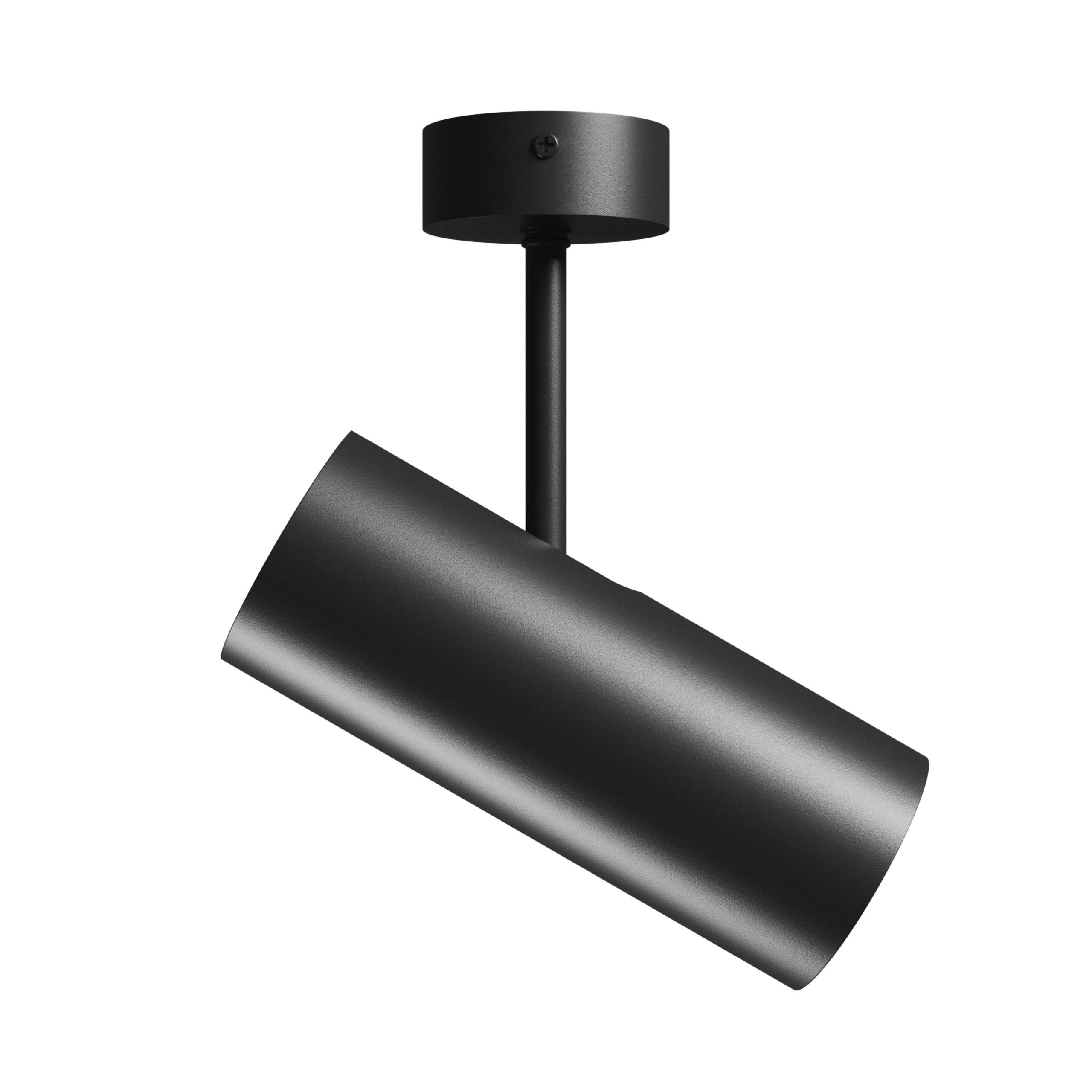 Spectrum LED MADARA LIBRA GU10 Aufbauleuchte max. 10W Deckenleuchte 250V schwarz IP20 rund