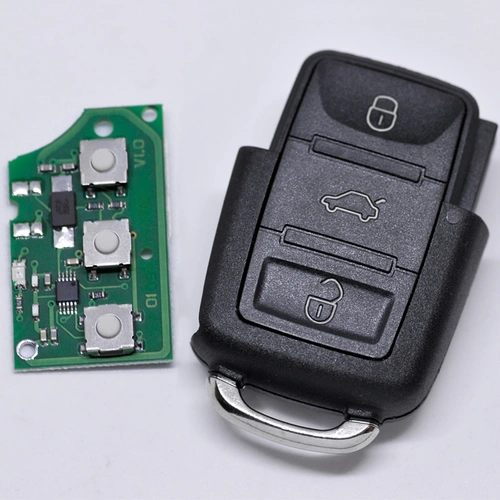Auto Schlüssel Funk Fernbedienung 1x Gehäuse + 1x 433,9 MHz Sender Sendeeinheit 1J0959753P + 1x Batterie kompatibel mit VW SEAT SKODA Auto Schlüssel Funk Fernbedienung 1x Gehäuse + 1x 433,9 MHz Sender Sendeeinheit 1J0959753P + 1x Batterie kompatibel mit VW SEAT SKODA