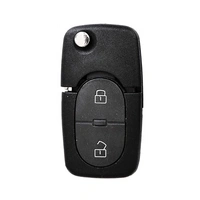 Auto Schlüssel Funk Fernbedienung 1x Gehäuse 2 runde Tasten + 1x Rohling kompatibel mit VW SEAT Skoda bis 2002 Auto Schlüssel Funk Fernbedienung 1x Gehäuse 2 runde Tasten + 1x Rohling kompatibel mit VW SEAT Skoda bis 2002