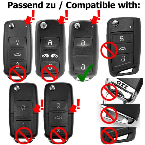 REPAIR Auto Schlüssel Tastenfeld kompatibel mit VW AMAROK Klappschlüssel Tasten REPAIR Auto Schlüssel Tastenfeld kompatibel mit VW AMAROK Klappschlüssel Tasten