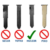 Auto Schlüssel Funk Fernbedienung 1x Gehäuse + 1x Tastenfeld + 1x fest eingegossener HU133R Rohling 1x CR1620 Batterie kompatibel mit Opel Suzuki Ni Auto Schlüssel Funk Fernbedienung 1x Gehäuse + 1x Tastenfeld + 1x fest eingegossener HU133R Rohling 1x CR1620 Batterie kompatibel mit Opel Suzuki Ni