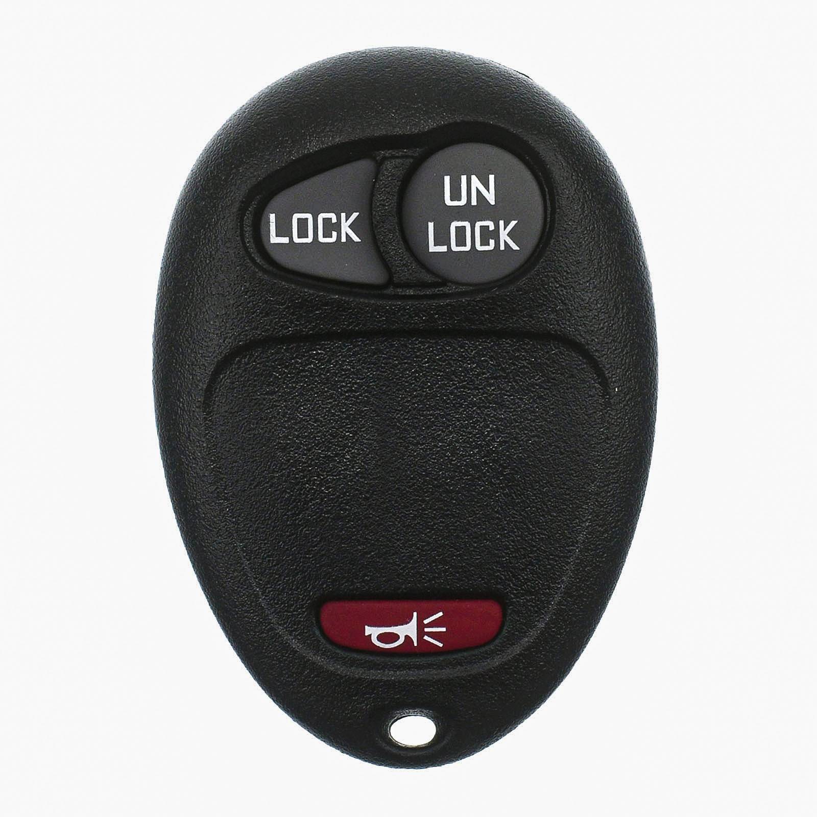 Auto Funk Schlüssel Fernbedienung 1x Gehäuse 3 Tasten kompatibel mit GMC GM Hummer H3 2006-2009