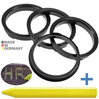 4x BRANDT Zentrierringe 67,0 x 60,1 mm Schwarz Radnabe Felgen Ringe + 1x Reifen Kreide Fett Stift 4x BRANDT Zentrierringe 67,0 x 60,1 mm Schwarz Radnabe Felgen Ringe + 1x Reifen Kreide Fett Stift