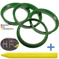 4x BRANDT Zentrierringe 72,5 x 67,1 mm Grün Radnabe Felgen Ringe + 1x Reifen Kreide Fett Stift 4x BRANDT Zentrierringe 72,5 x 67,1 mm Grün Radnabe Felgen Ringe + 1x Reifen Kreide Fett Stift