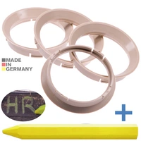 4x BRANDT Zentrierringe 64,0 x 57,1 mm Beige Radnabe Felgen Ringe + 1x Reifen Kreide Fett Stift 4x BRANDT Zentrierringe 64,0 x 57,1 mm Beige Radnabe Felgen Ringe + 1x Reifen Kreide Fett Stift
