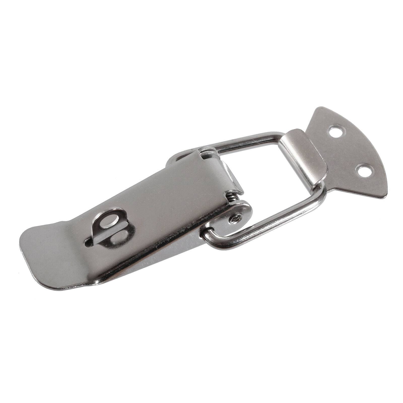 Edelstahl Spannverschluss Kistenverschluss Kofferverschluss Schloss abschließbar Abschließbar 85mm