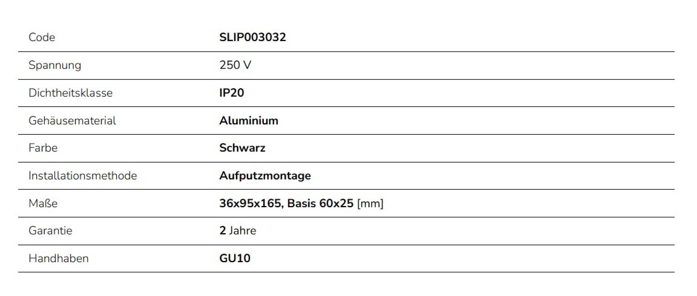 Spectrum LED MADARA SLIM GU10 MR11 Aufbauleuchte max. 4W Deckenleuchte 250V schwarz IP20 rund