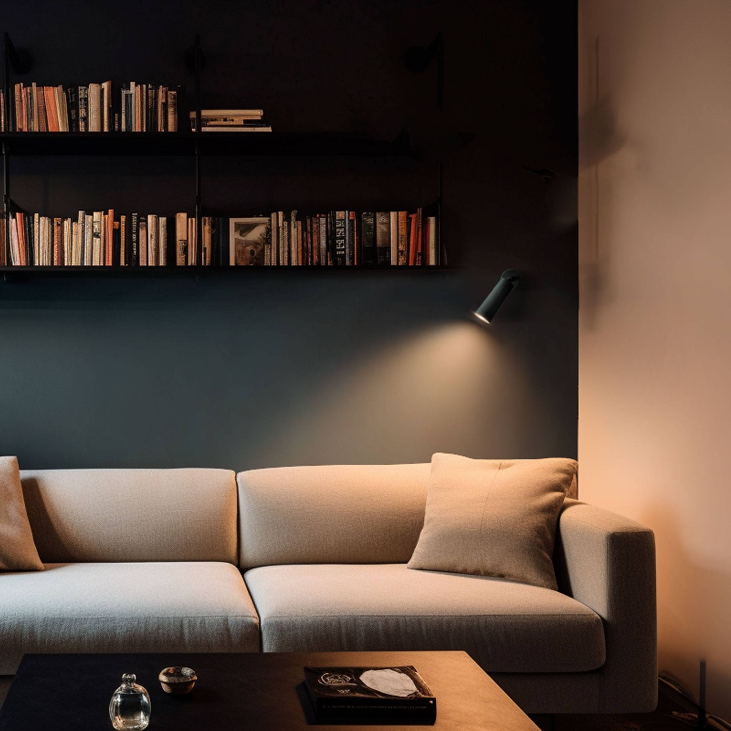 Spectrum LED MADARA SLIM GU10 MR11 Aufbauleuchte max. 4W Deckenleuchte 250V schwarz IP20 rund