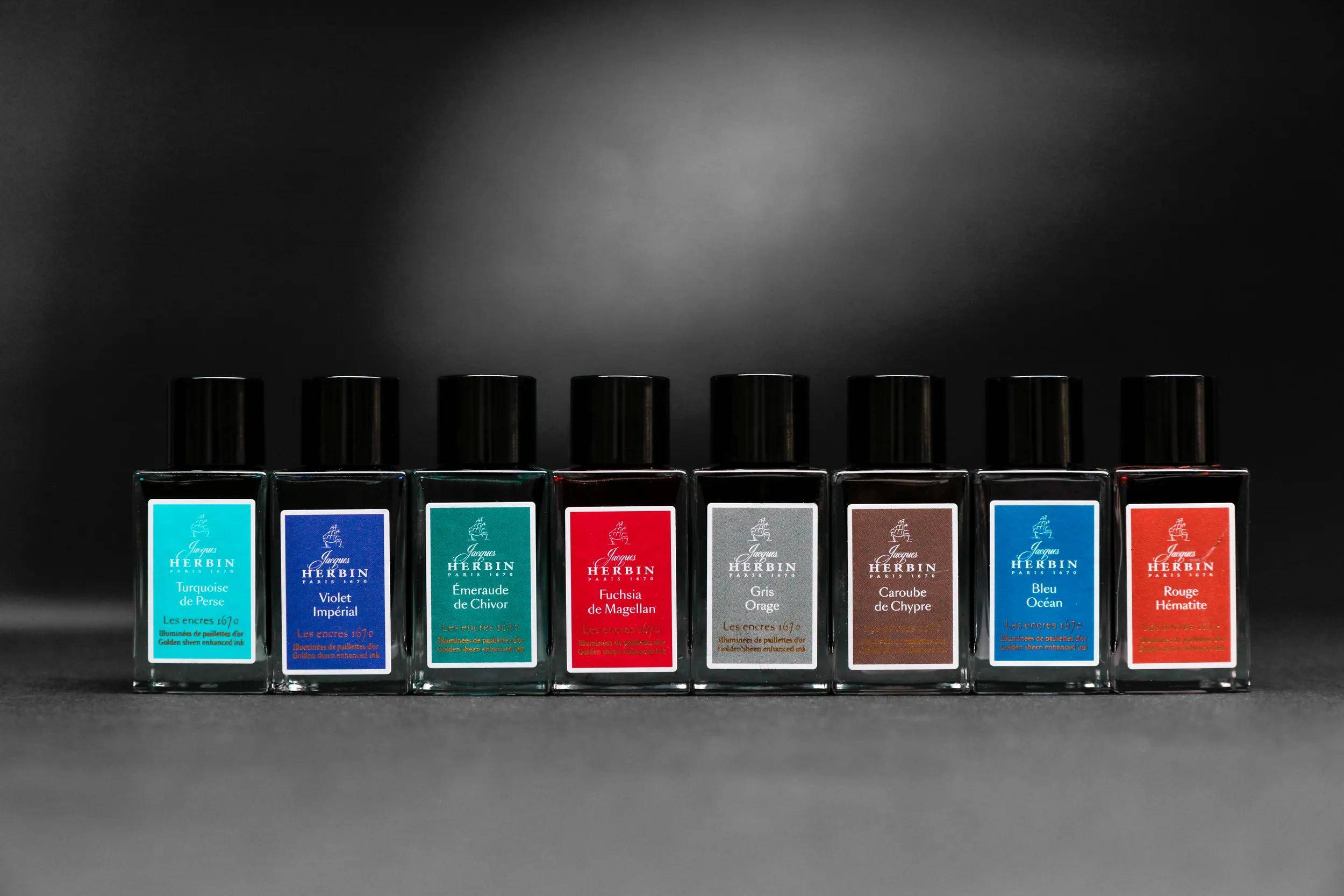 Jacques Herbin 3x 1670 Tinte 15ml Fuchsia de Magellan 16063JT