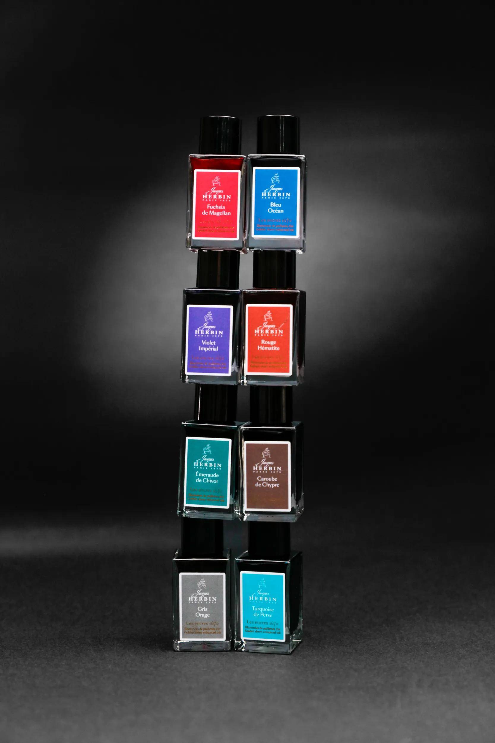 Jacques Herbin 3x 1670 Tinte 15ml Fuchsia de Magellan 16063JT