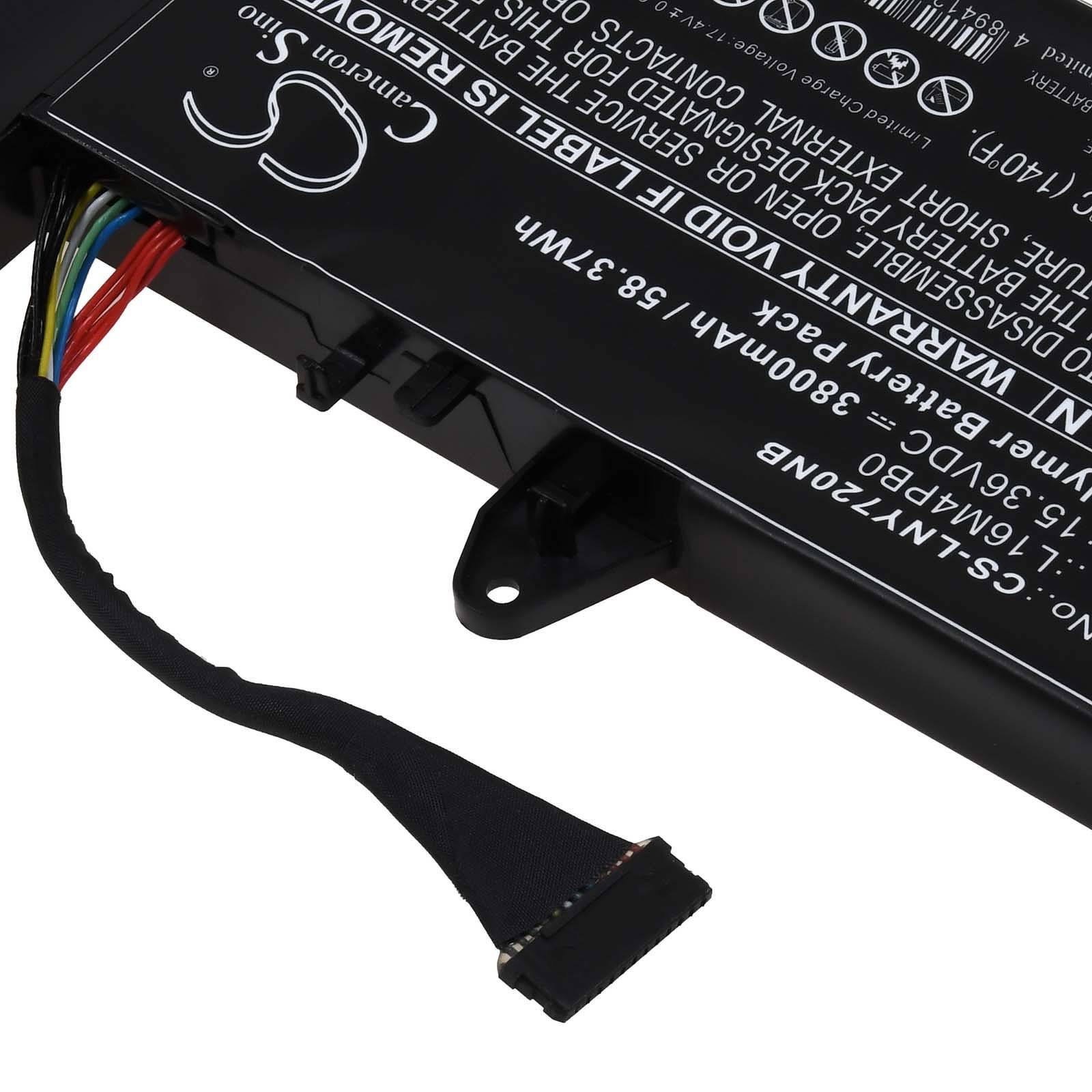 Powery Akku für Lenovo Legion Y720-15IKB(80VR/81CQ) Laptop, 15,36V, Li-Polymer