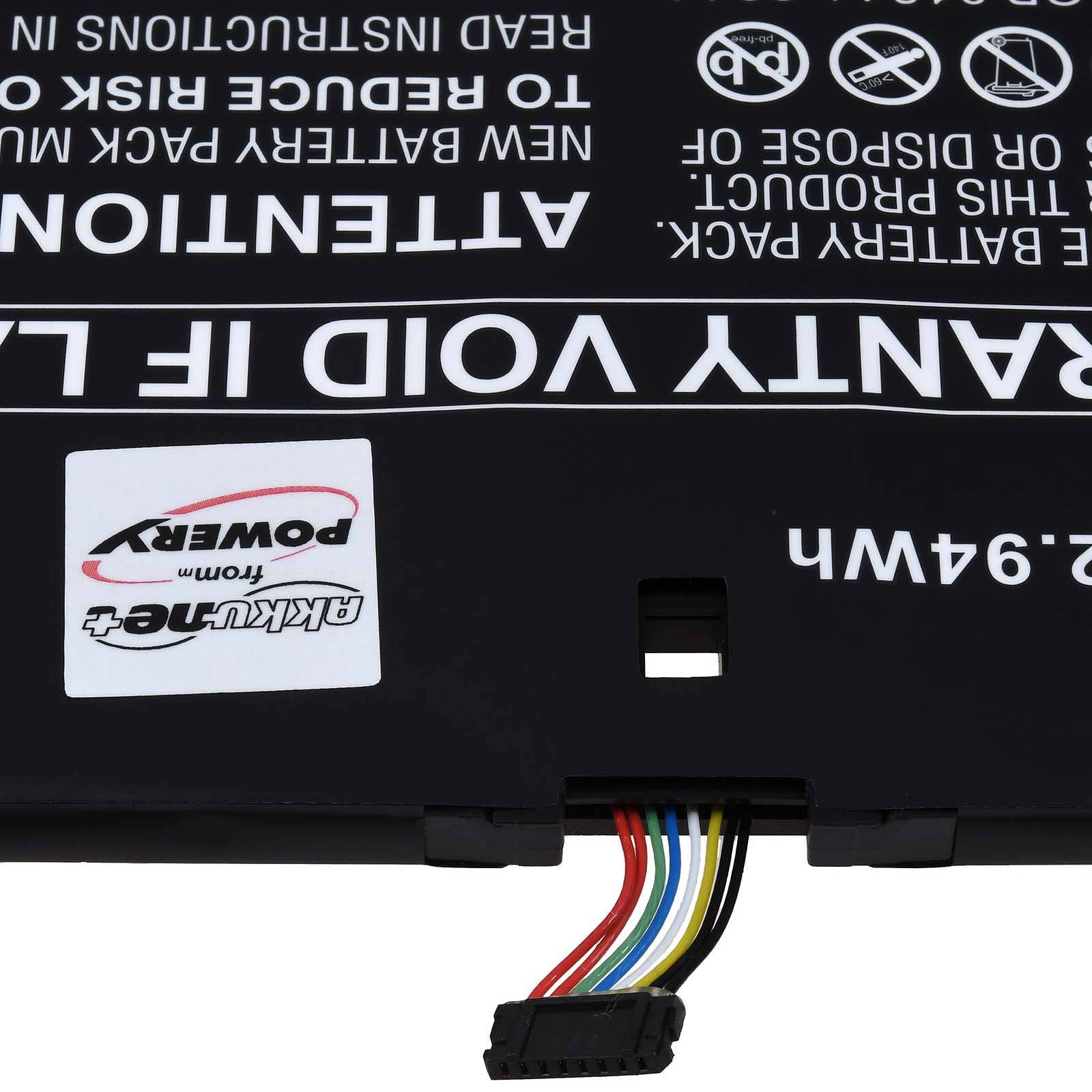 Powery Akku für Lenovo Yoga Slim 9 14IAP7 82T0002LPG Laptop, 15,52V, Li-Polymer
