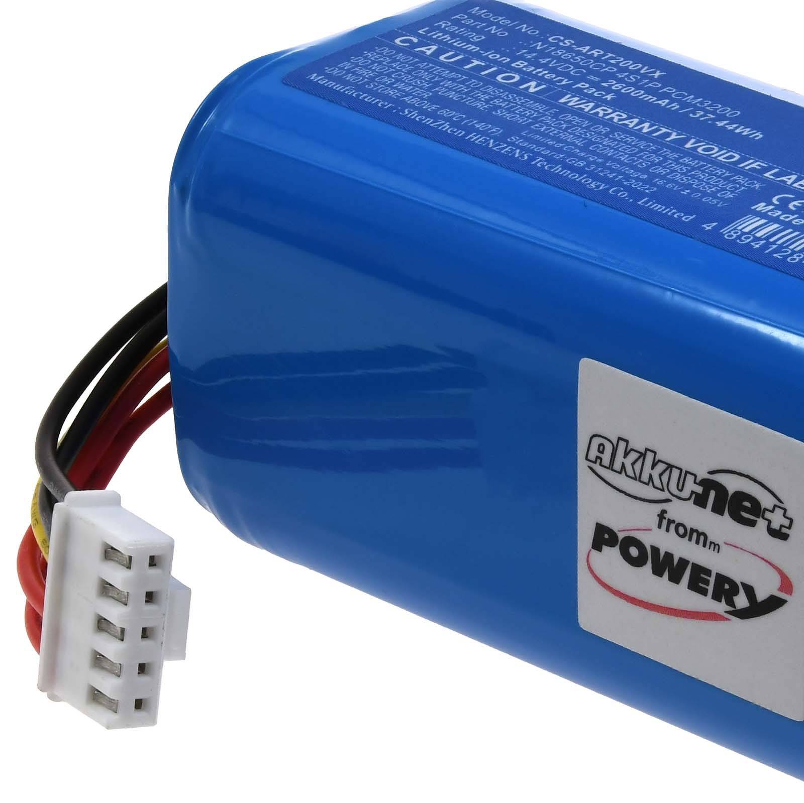 Powery Akku für Airrobo T20+ Saugroboter, 14,4V, Li-Ion