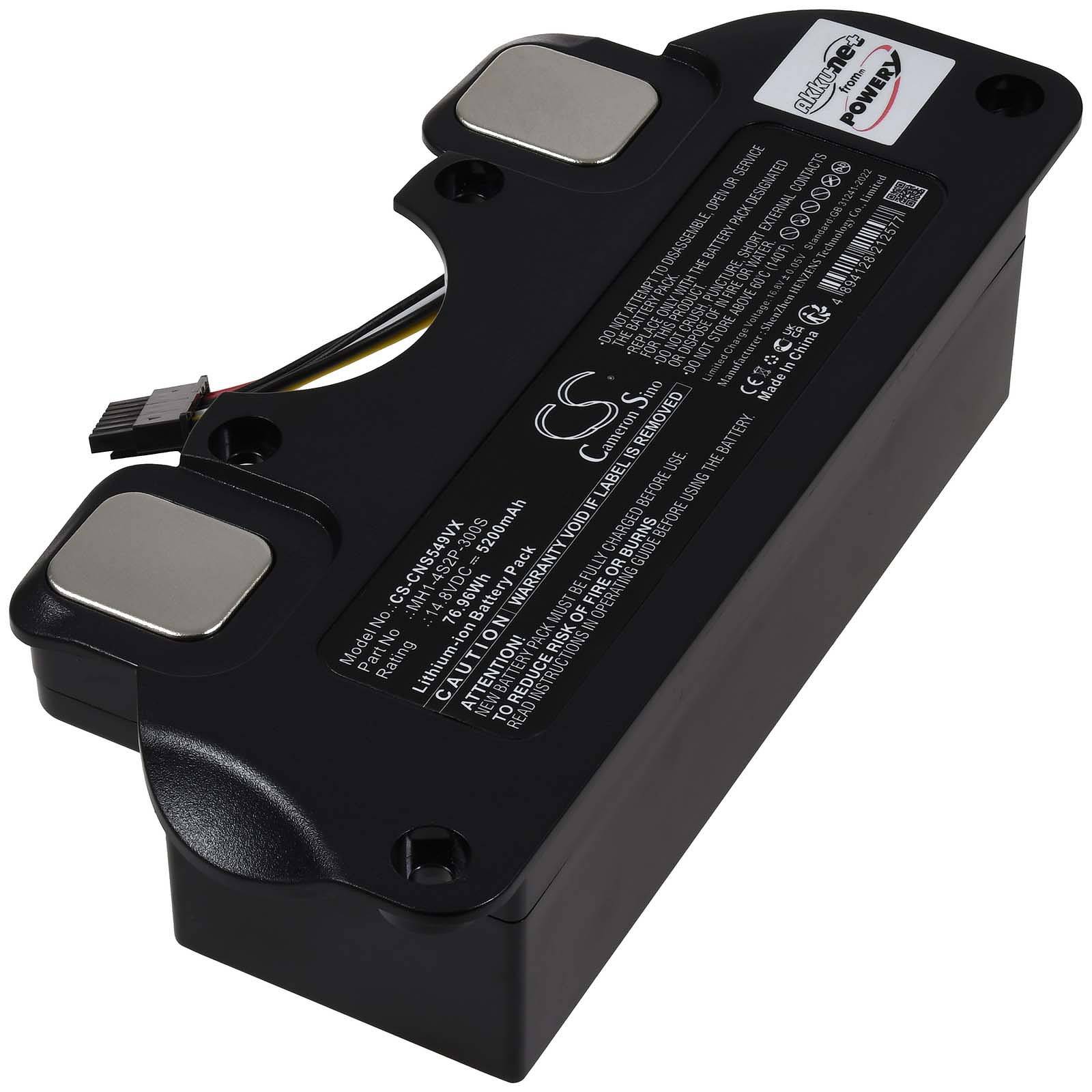 Powery Akku passend für Saugroboter Cecotec Conga 5090 5490 Typ 05438, 14,8V, Li-Ion