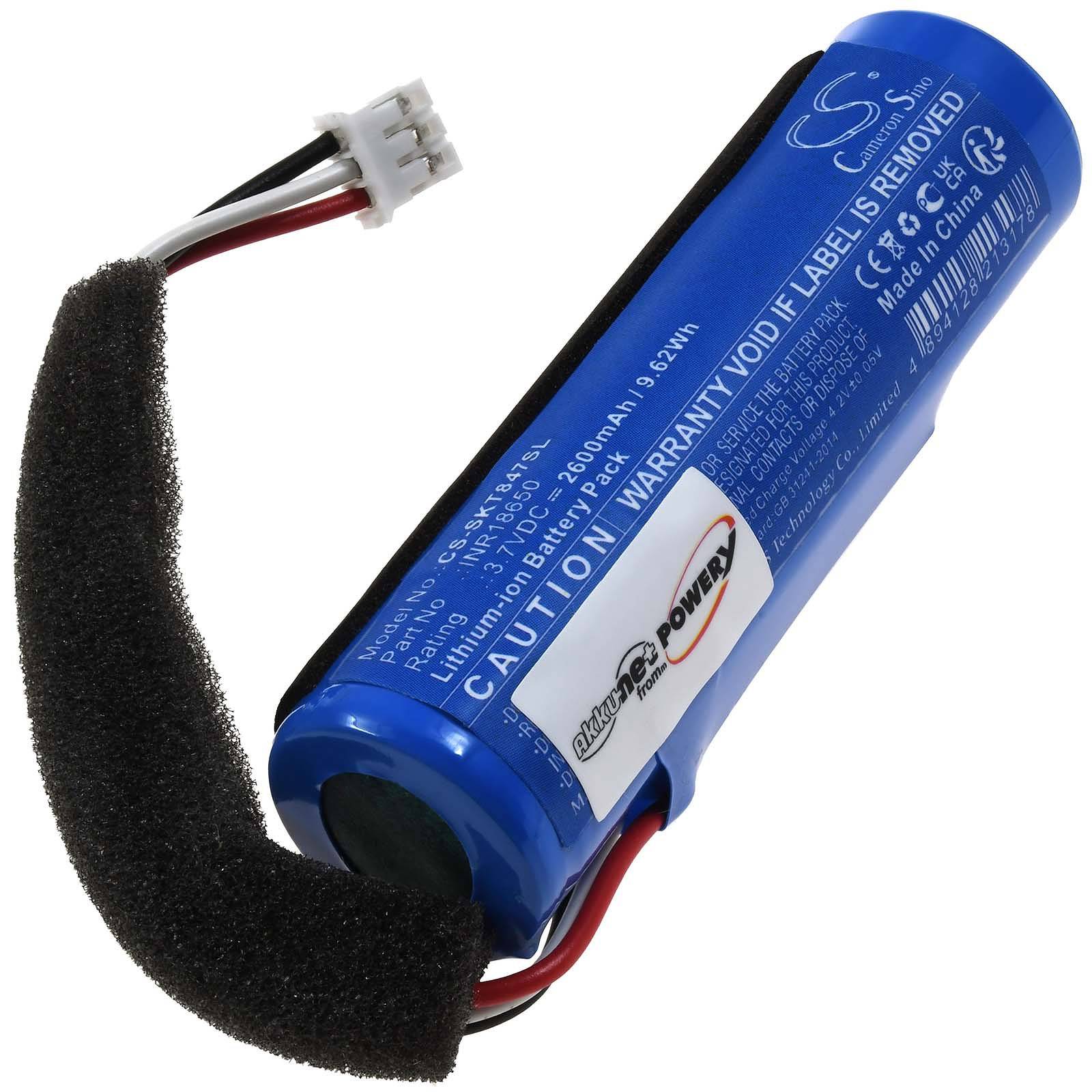 Powery Akku für Skullcandy 2SKSK1847 Lautsprecher, 3,7V, Li-Ion