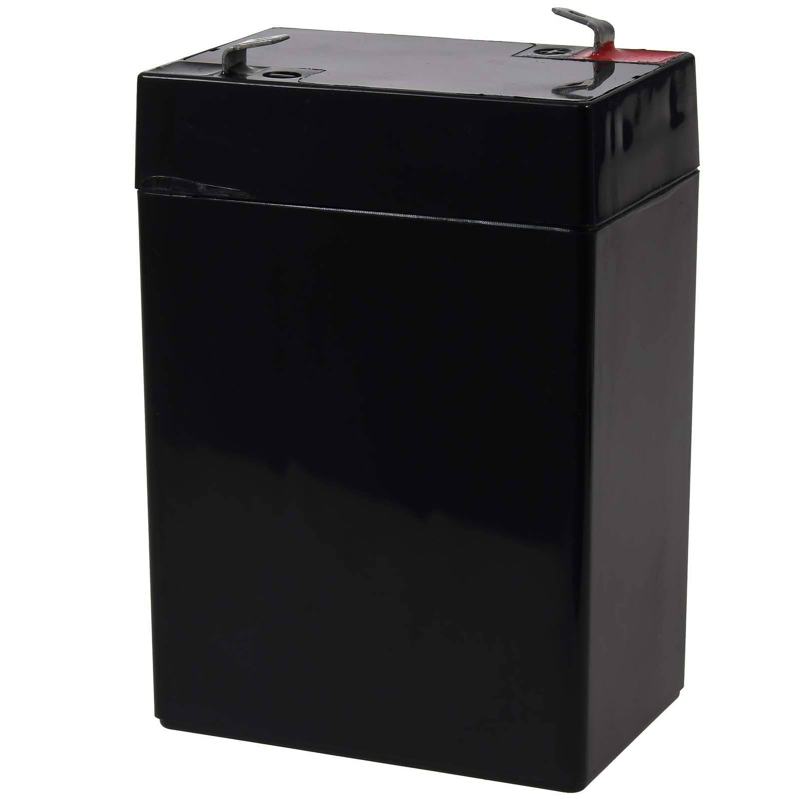 Powery Powery Bleiakku FP440A komatipel mit EMOS 3810 Lampe 4V 4Ah, 4V, Lead-Acid
