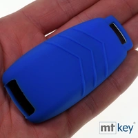 Auto Schlüssel Silikon Schutz Hülle Blau kompatibel mit Mercedes Benz E-Klasse W213 3 Tasten KEYLESS SMARTKEY Auto Schlüssel Silikon Schutz Hülle Blau kompatibel mit Mercedes Benz E-Klasse W213 3 Tasten KEYLESS SMARTKEY