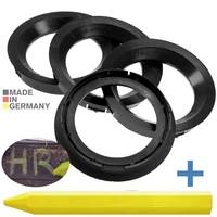 4x BRANDT Zentrierringe 76,0 x 57,1 mm Schwarz Radnabe Felgen Ringe + 1x Reifen Kreide Fett Stift 4x BRANDT Zentrierringe 76,0 x 57,1 mm Schwarz Radnabe Felgen Ringe + 1x Reifen Kreide Fett Stift