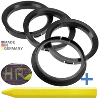 4x BRANDT Zentrierringe 76,0 x 66,6 mm Schwarz Radnabe Felgen Ringe + 1x Reifen Kreide Fett Stift 4x BRANDT Zentrierringe 76,0 x 66,6 mm Schwarz Radnabe Felgen Ringe + 1x Reifen Kreide Fett Stift