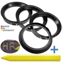 4x BRANDT Zentrierringe 76,0 x 65,1 mm Schwarz Radnabe Felgen Ringe + 1x Reifen Kreide Fett Stift 4x BRANDT Zentrierringe 76,0 x 65,1 mm Schwarz Radnabe Felgen Ringe + 1x Reifen Kreide Fett Stift
