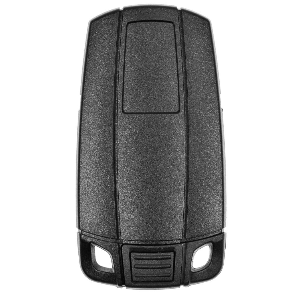 Autoschlüssel Funk Fernbedienung Austausch Gehäuse mit 3 Tasten + Notschlüssel Rohling + Akku kompatibel mit BMW E60 E90 E53 E87 E88 E81 E63 E61 E9