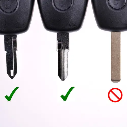 Autoschlüssel Funk Fernbedienung Austausch Gehäuse mit 2 Tasten + Batterie kompatibel mit Renault Twingo II Clio III Kangoo II Wind Modus Master IV Autoschlüssel Funk Fernbedienung Austausch Gehäuse mit 2 Tasten + Batterie kompatibel mit Renault Twingo II Clio III Kangoo II Wind Modus Master IV