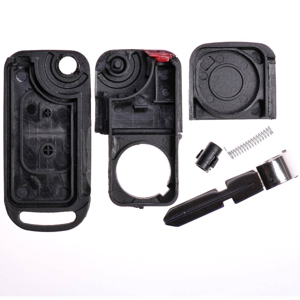 Repair Reparatur Satz Auto Schlüssel Austausch Gehäuse mit 2 Tasten + HU39 Rohling + Batterie kompatibel mit Mercedes Benz R170 W414 W903 Chrysler