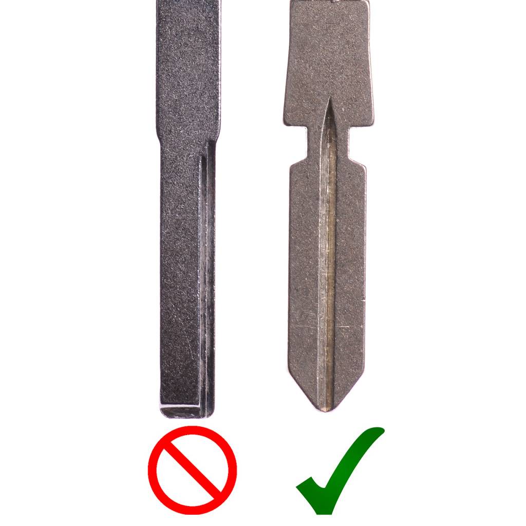 Repair Reparatur Satz Auto Schlüssel Austausch Gehäuse mit 2 Tasten + HU39 Rohling + Batterie kompatibel mit Mercedes Benz R170 W414 W903 Chrysler