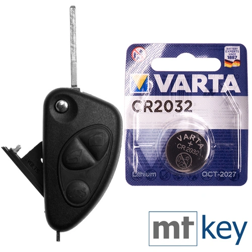 Repair Reparatur Satz Auto Schlüssel Austausch Gehäuse mit 3 Tasten + Rohling + Batterie kompatibel mit Alfa Romeo 156 147 937 GT 97-10 Repair Reparatur Satz Auto Schlüssel Austausch Gehäuse mit 3 Tasten + Rohling + Batterie kompatibel mit Alfa Romeo 156 147 937 GT 97-10