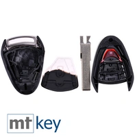 Repair Reparatur Satz Auto Schlüssel Austausch Gehäuse mit 3 Tasten + HAA Rohling + Batterie kompatibel mit Porsche 911 997 987 Boxster Cayman Repair Reparatur Satz Auto Schlüssel Austausch Gehäuse mit 3 Tasten + HAA Rohling + Batterie kompatibel mit Porsche 911 997 987 Boxster Cayman