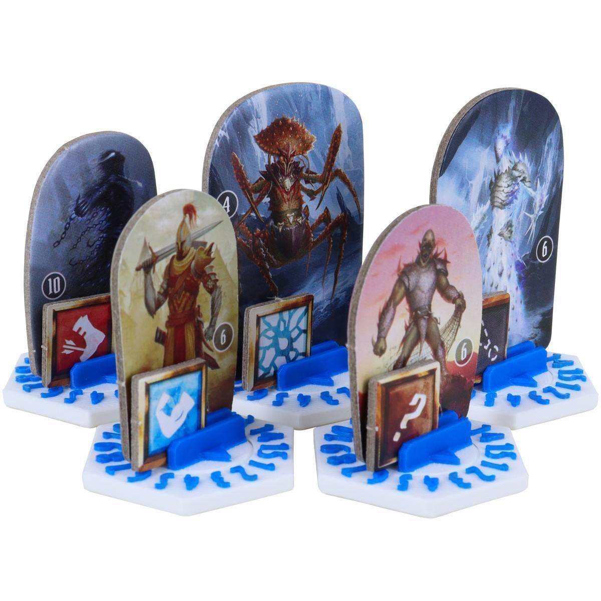 3D109SET - 10er Set Dial Bases für Gloomhaven Frosthaven Gloomhaven: Die Pranken