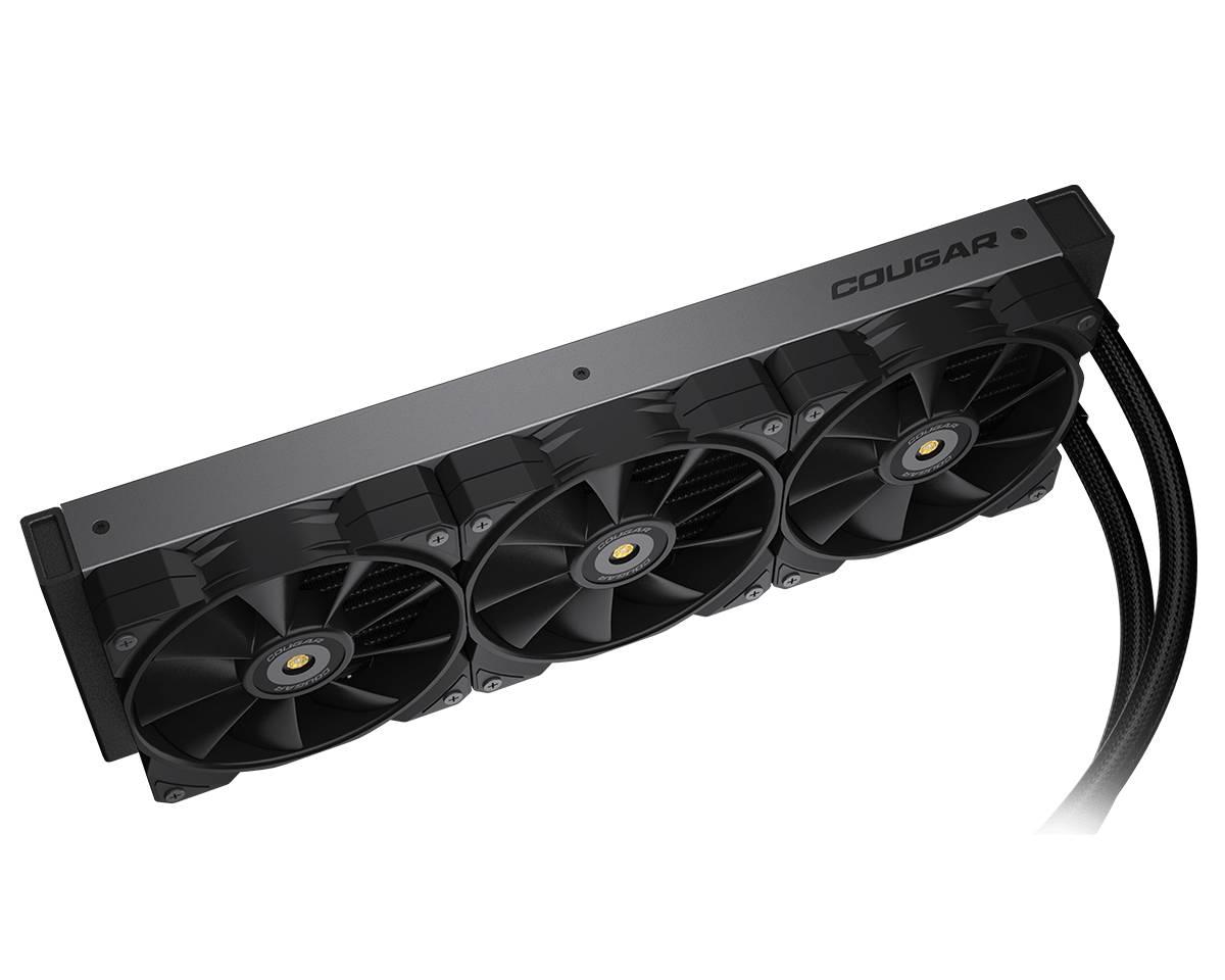COUGAR CPU Wasserkühlung Poseidon-GT 360, ARGB, Schwarz, Flüssigkeitskühlung, 12 cm, Schwarz
