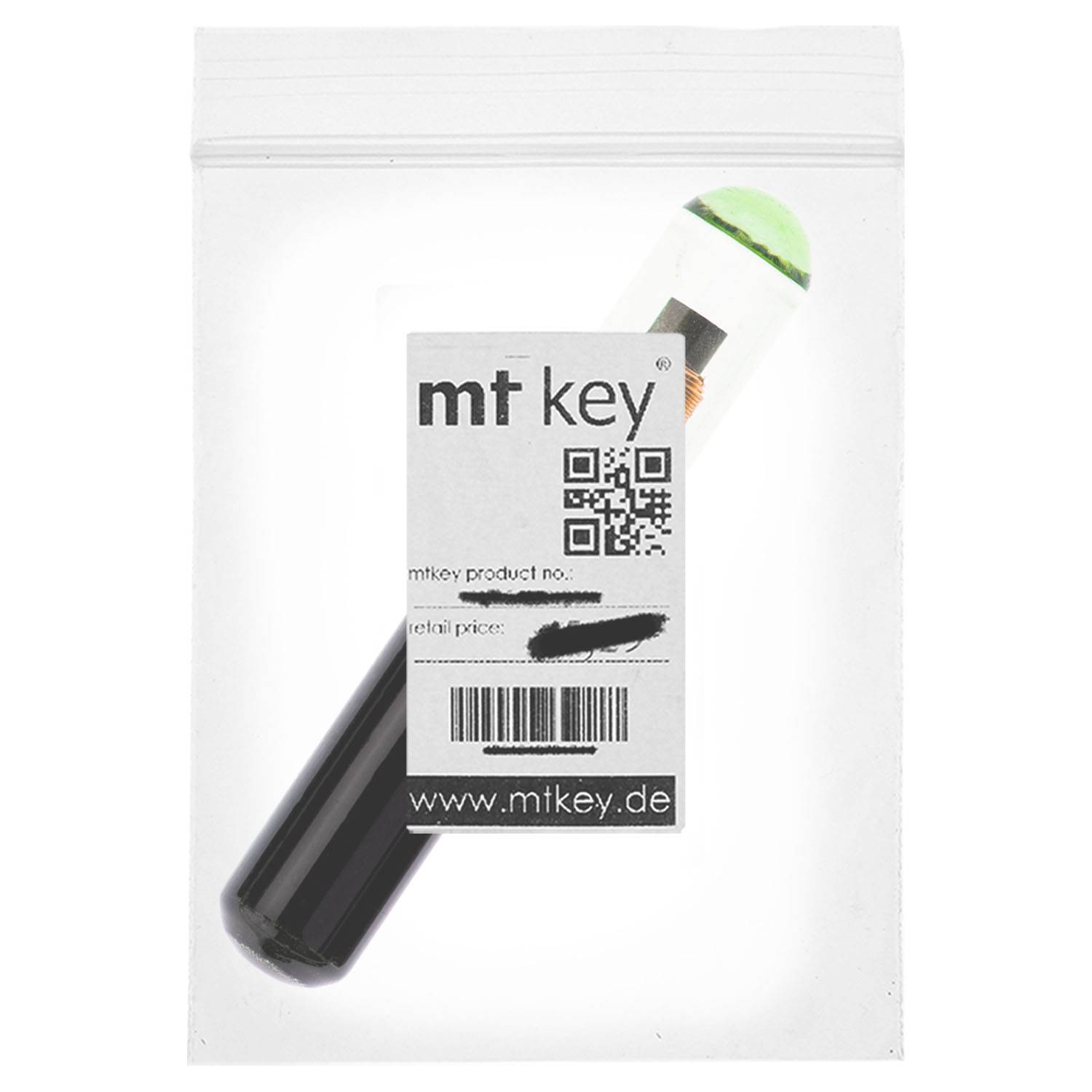 Autoschlüssel Glas Transponder Wegfahrsperre 4C (ID4C) Texas CRYPTO zum programmieren (uA kompatibel mit Toyota, Ford, Hyundai)