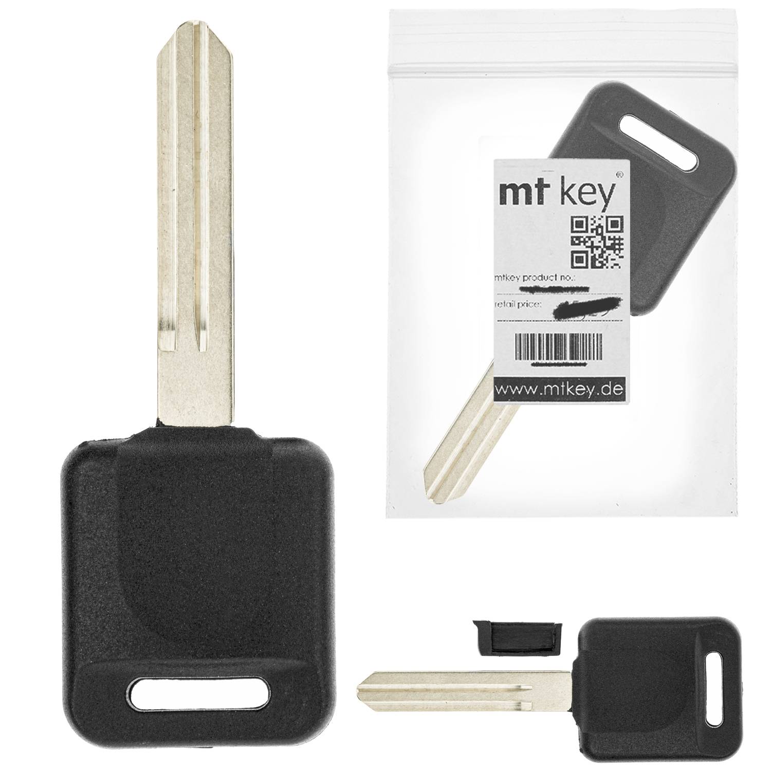 MT KEY Auto Ersatz Schlüssel kompatibel mit NISSAN NX ALMERA TERRANO II PICK-UP NP300 MICRA II III IV NOTE I PATHFINDER III ALMERA I II NAVARA II