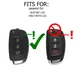 Auto Schlüssel Hülle Silikon Schutz Cover Rosa kompatibel mit Hyundai i10 i20 ix25 ix35 i40 Accent Tucson 3 Tasten Klappschlüssel Auto Schlüssel Hülle Silikon Schutz Cover Rosa kompatibel mit Hyundai i10 i20 ix25 ix35 i40 Accent Tucson 3 Tasten Klappschlüssel
