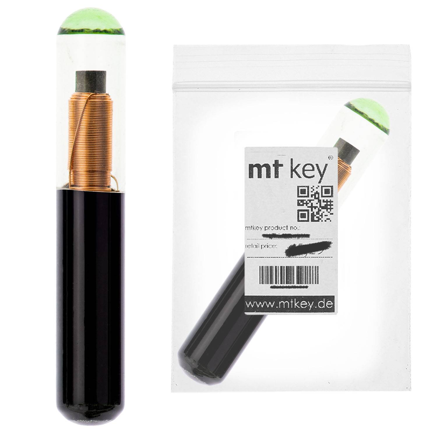 Autoschlüssel Glas (T7) Transponder Wegfahrsperre ID60 4D60 (ID4D60) TEXAS CRYPTO (80BIT) 4D zum programmieren (OBDII)