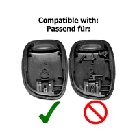 Auto Repair Auto Schlüssel Gehäuse kompatibel mit Renault Kangoo KC Master II Twingo C06 Clio II Auto Repair Auto Schlüssel Gehäuse kompatibel mit Renault Kangoo KC Master II Twingo C06 Clio II