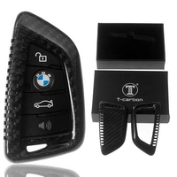 Auto Schlüssel Echt Carbon Schutz Hülle Hardcover Schwarz kompatibel mit BMW X5 F15 X6 F16 2er F45 F46 F48 KEYLESS SMARTKEY Auto Schlüssel Echt Carbon Schutz Hülle Hardcover Schwarz kompatibel mit BMW X5 F15 X6 F16 2er F45 F46 F48 KEYLESS SMARTKEY
