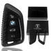 Auto Schlüssel Echt Carbon Schutz Hülle Hardcover Schwarz kompatibel mit BMW X5 F15 X6 F16 2er F45 F46 F48 KEYLESS SMARTKEY Auto Schlüssel Echt Carbon Schutz Hülle Hardcover Schwarz kompatibel mit BMW X5 F15 X6 F16 2er F45 F46 F48 KEYLESS SMARTKEY