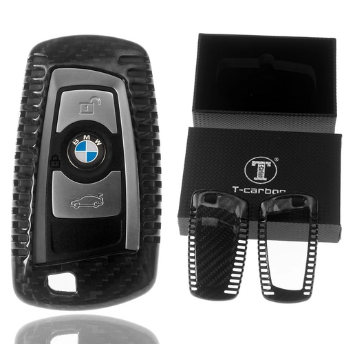 Auto Schlüssel Echt Carbon Schutz Hülle Hardcover Schwarz kompatibel mit BMW F20 F21 F22 F23 F30 F31 F34 F32 F26 F25 KEYLESS SMARTKEY Auto Schlüssel Echt Carbon Schutz Hülle Hardcover Schwarz kompatibel mit BMW F20 F21 F22 F23 F30 F31 F34 F32 F26 F25 KEYLESS SMARTKEY