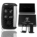 Auto Schlüssel Echt Carbon Schutz Hülle Hardcover Schwarz kompatibel mit Land Rover Evogue LV DisHardcovery 4 KEYLESS SMARTKEY Auto Schlüssel Echt Carbon Schutz Hülle Hardcover Schwarz kompatibel mit Land Rover Evogue LV DisHardcovery 4 KEYLESS SMARTKEY