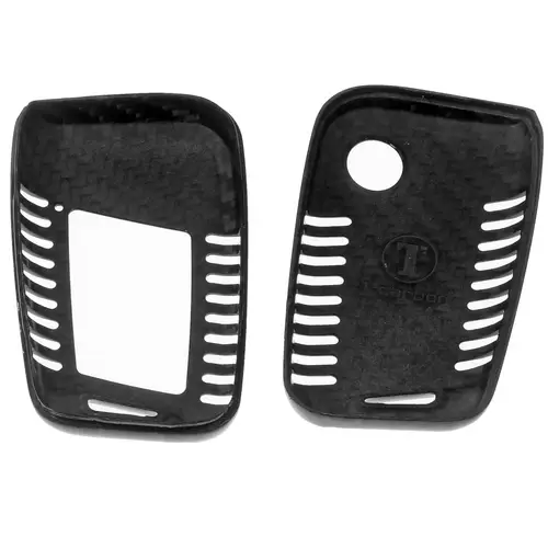Auto Schlüssel Echt Carbon Schutz Hülle Hardcover Schwarz kompatibel mit VW Passat B8 Arteon Skoda Kodiaq KEYLESS SMARTKEY Auto Schlüssel Echt Carbon Schutz Hülle Hardcover Schwarz kompatibel mit VW Passat B8 Arteon Skoda Kodiaq KEYLESS SMARTKEY