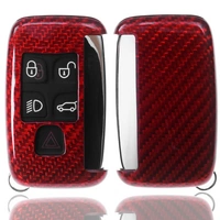 Auto Schlüssel Glasfaserverstärkte Schutz Hülle Hardcover Rot Carbon-Optik kompatibel mit Land Rover Evogue LV DisHardcovery 4 KEYLESS SMARTKEY Auto Schlüssel Glasfaserverstärkte Schutz Hülle Hardcover Rot Carbon-Optik kompatibel mit Land Rover Evogue LV DisHardcovery 4 KEYLESS SMARTKEY