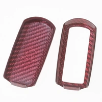Auto Schlüssel Glasfaserverstärkte Schutz Hülle Hardcover Rot Carbon-Optik kompatibel mit Mazda 2 3 6 CX-3 CX-5 MX-5 KEYLESS SMARTKEY Auto Schlüssel Glasfaserverstärkte Schutz Hülle Hardcover Rot Carbon-Optik kompatibel mit Mazda 2 3 6 CX-3 CX-5 MX-5 KEYLESS SMARTKEY