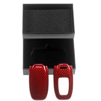 Auto Schlüssel Glasfaserverstärkte Schutz Hülle Hardcover Rot Carbon-Optik kompatibel mit Audi A4 8K A5 8T 8F A6 A7 C7 R8 Q5 8R A8 KEYLESS SMARTKEY Auto Schlüssel Glasfaserverstärkte Schutz Hülle Hardcover Rot Carbon-Optik kompatibel mit Audi A4 8K A5 8T 8F A6 A7 C7 R8 Q5 8R A8 KEYLESS SMARTKEY