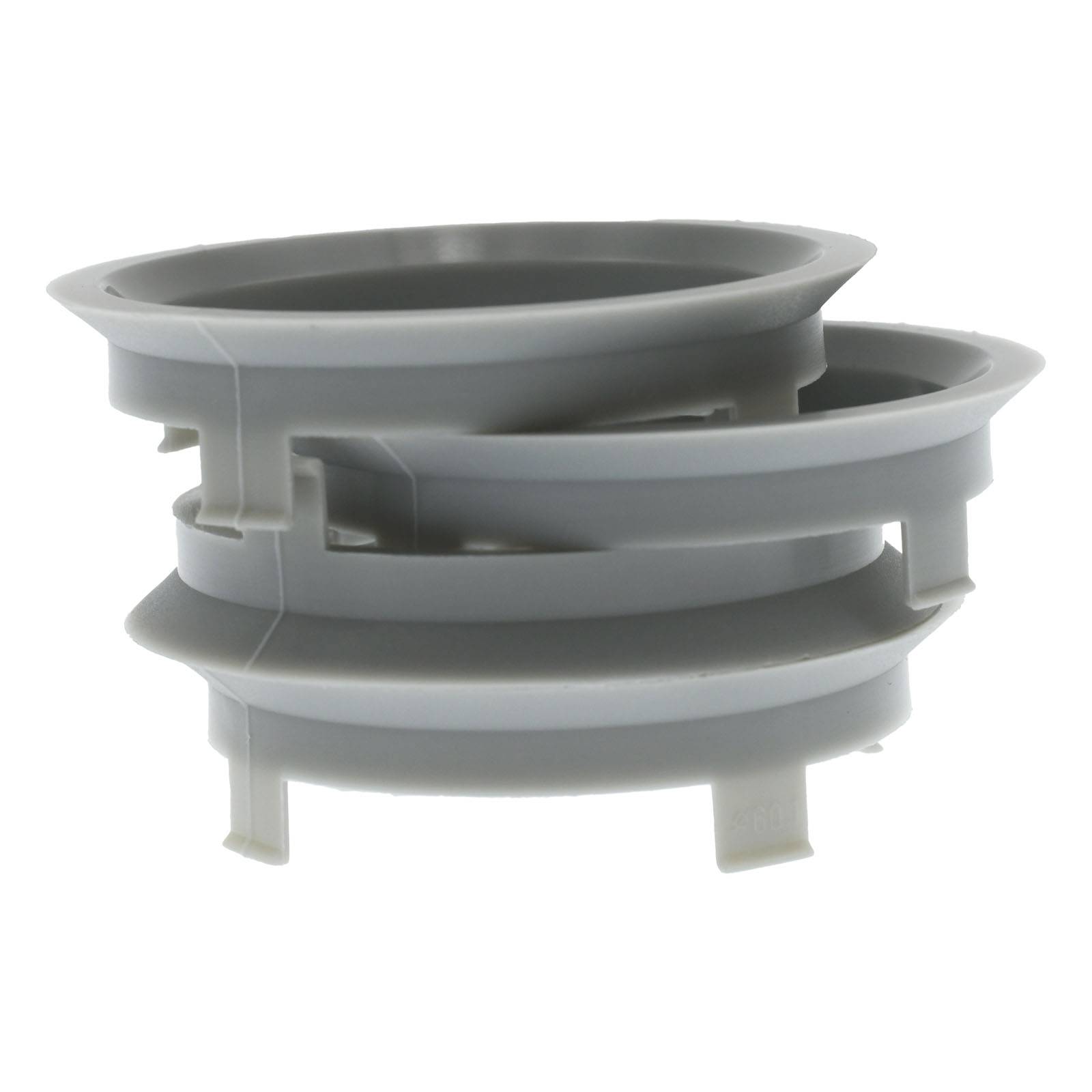 4x BRANDT Zentrierringe 76,0 x 57,1 mm Hellgrau Radnabe Felgen Ringe kompatibel mit Dezent AEZ Dotz Enzo Toyota Mazda u.a.